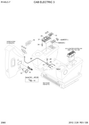 Membrane Switch 21N8-20506 21N8-20502 21N8-20503 For R140LC-7 R210LC-7