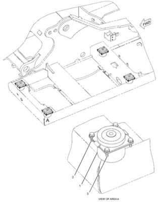 Excavator Mounting GP 235-8862 2358862 For 318D L 320D L 324D L