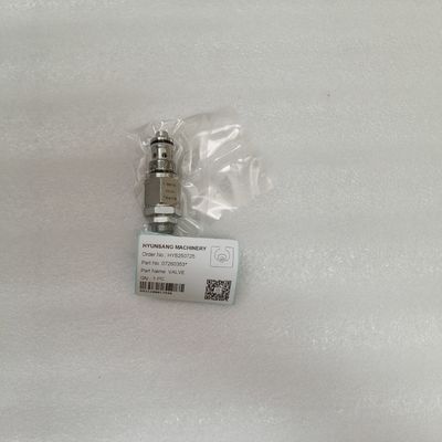 Hyunsang Excavator Parts Valve 07260353 for Doosan Excavator DX62R-3 DX80R DX85R-3 E62 E63 E80