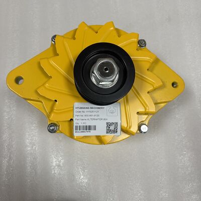 Excavator Engine Parts 600-861-9120 Alternator For  Wheel Loader WA600-6R WA600-A WA400-5 WA380-5