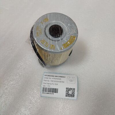Hyunsang Excavator Parts Fuel Separator Filter YM-120324-55760 For 3JH5E 4JH 4LH Diesel Engines