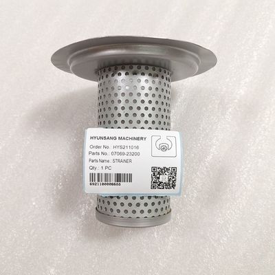  Strainer 07069-23200 Excavator Spare Parts For PC130