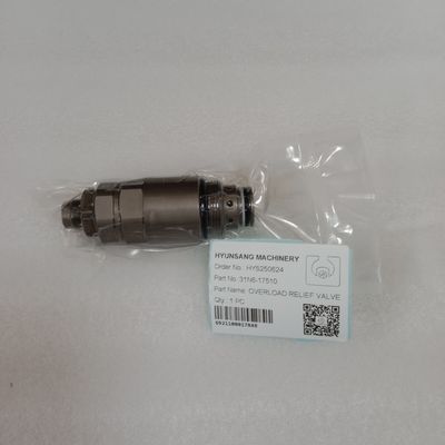 Hyunsang Excavator Parts Overload Relief Valve 31N6-17510 for Hyundai R210LC-7 R220-7 Excavators