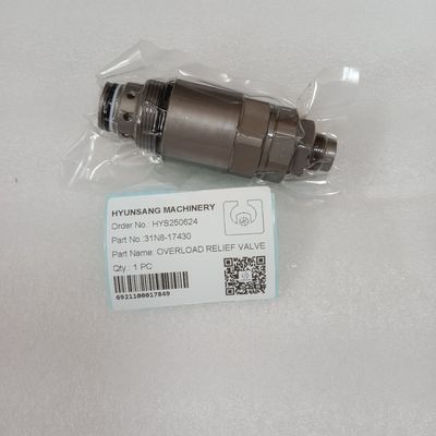 Υπηρεσίες εξόρυξης Hyunsang Overlord Relief Valve 31N8-17430 για εξόρυξη Hyundai R215-7 R225-7
