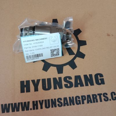 Hyunsang Excavator Parts Overload Relief Valve 31N8-17430 for Hyundai R215-7 R225-7 Excavators