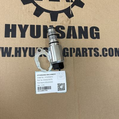 Hyunsang Excavator Parts SOLENOID ZGAQ-03273 For  Hyundai H940C H930C HB100 HB90 Backhoe Loader