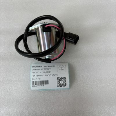 Excavator Parts SOLENOID VALVE 20Y-60-32121 for Komastu PC200-8 PC200-7 PC220-7