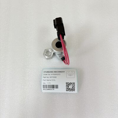 Hyunsang Excavator Parts Solenoid Valve Coil 6676566 For S220 S250 S300 A220
