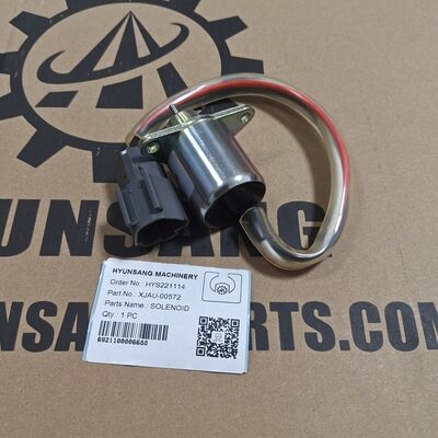 Hyunsang Excavator Parts High Quality Stop Solenoid XJAU-00572 For R80-7
