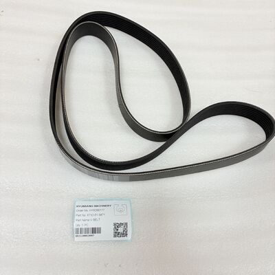 Hyunsang Parts Fan Belt 6732-61-3871 For PC200-8 PC220-8 PC220LC-8
