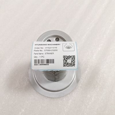  Strainer 07069-23200 Excavator Spare Parts For PC130